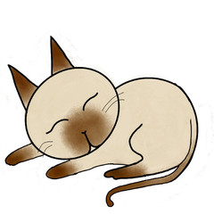 illustration of a cat and mouse