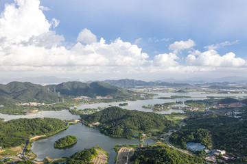 Fototapeta na wymiar landscape of west lake in hangzhou china