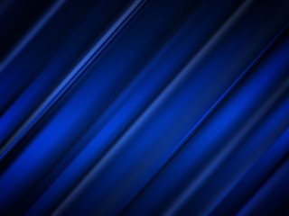 Obraz premium Abstract blue background with light diagonal lines. Speed motion design. Dynamic sport texture. Technology stream illustration 