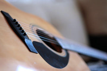 Fototapeta premium Guitar on photo shoot