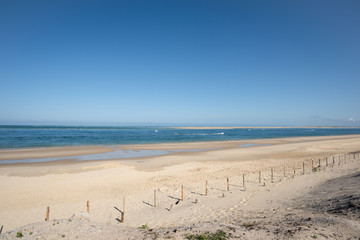BASSIN D'ARCACHON (France), la plage de La Lagune