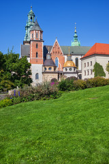 Fototapeta na wymiar Wawel Cathedral in City of Krakow