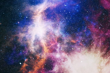 space many light years far from the Earth. Nebula and galaxies in space. Beautiful nebula, stars...