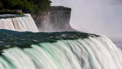 Long exposure photo - Niagara Falls water stream