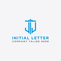 Inspiring company logo designs from the initial letters JJ logo icon. -Vectors