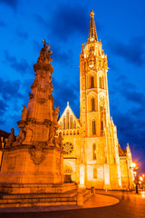 Fototapeta premium Matthias Church on the Castle hill in Budapest, Hungary