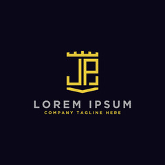 Fototapeta premium company logo design inspiration from the initial letters JP logo icon. -Vectors