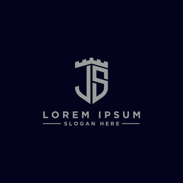 Inspiring company logo designs from the initial letters of the JS logo icon. -Vectors