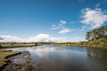 River Aln, a river runs through the county of Northumberland in England