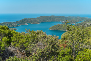 Fototapeta na wymiar Croatian national park on island Mljet 