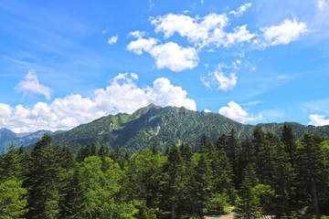 【日本の山岳風景】西穂高口駅展望台から見る北アルプスの山々