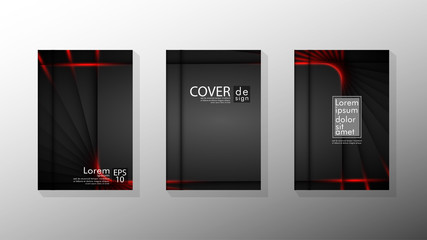 Vector collection of book cover backgrounds. eps 10 vector design illustrations