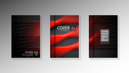 Fototapeta premium Vector collection of book cover backgrounds. eps 10 vector design illustrations