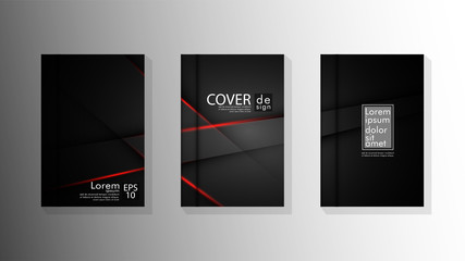 Vector collection of book cover backgrounds. eps 10 vector design illustrations