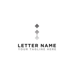 Inspiring company logo design from the initial letters logo icon I. -Vectors