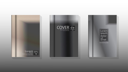 Vector collection of book cover backgrounds for brochures, leaflets, leaflets, poster templates. illustration of eps vector design 10