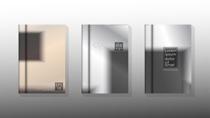 Vector collection of book cover backgrounds for brochures, leaflets, leaflets, poster templates. illustration of eps vector design 10