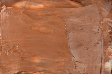 Chocolate cream background. Space for text or design.