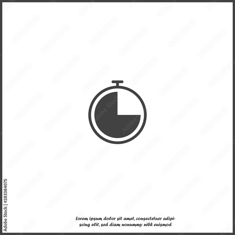 Poster vector icon speedometer. flat image speedometer icon. layers grouped for easy editing illustration. 