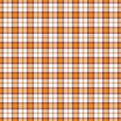 Brown ochre beige white gingham tartan seamless design pattern