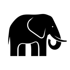 Elephant logo. Icon design. Template elements