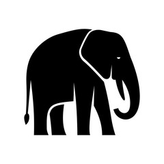 Elephant logo. Icon design. Template elements