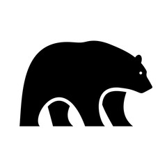 Bear logo. Icon design. Template elements