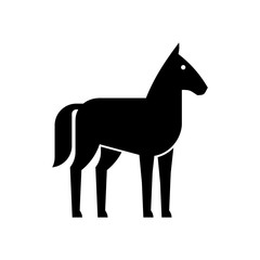 Horse logo. Icon design. Template elements