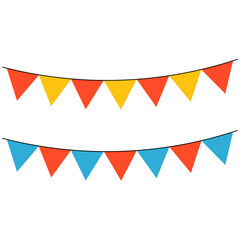 Obraz premium Decorative party vector icon, festival symbol