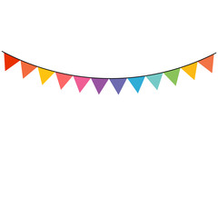 Obraz premium Decorative party vector icon, festival symbol