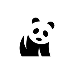 Panda logo. Icon design. Template elements