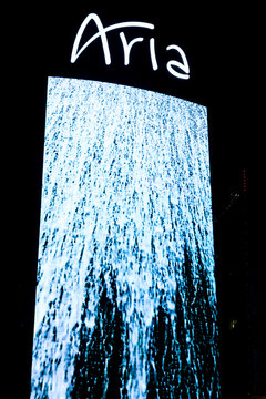 Aria Resort And Casino At Night