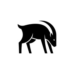 Goat logo. Icon design. Template elements