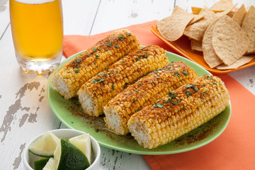 Mexican Style Grilled Corn