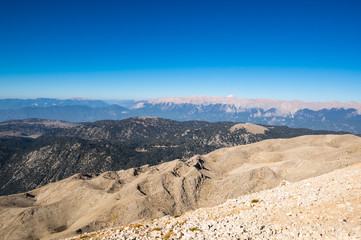 Panoramic view from the peak of Tahtali