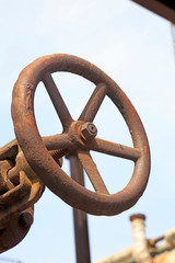 oxidize hand wheel in the factory