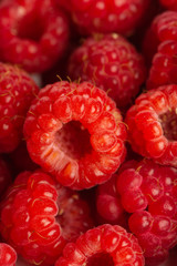 Fresh raspberries