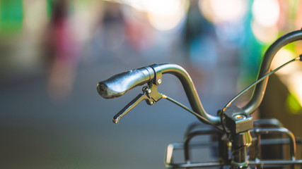 Parking Old Metal Handlebars Bicycle 