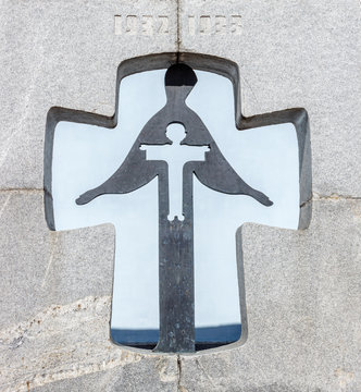 Ukraine. Kiev. The memorial to the victims of Holodomor 1932 -1933 year