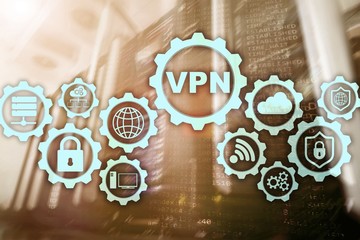 Secure VPN Connection. Virtual Private Network or Internet Security Concept