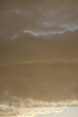 Obraz premium Sun set with orange light