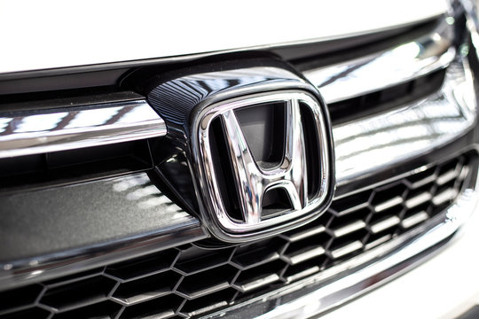 Detail of the Honda car