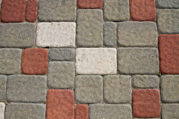 Obraz premium Stone tiles on the wall. Background