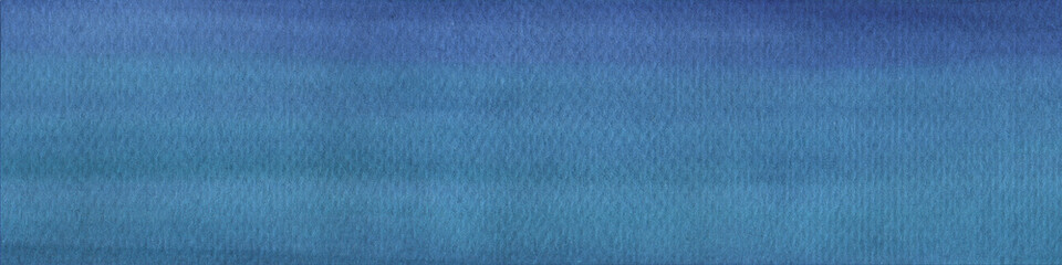 Dark rich blue watercolor hand drawn background with strokes and divorces. Abstract background for design, layouts, banner and patterns.