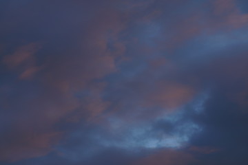 Soft weak sensual sky