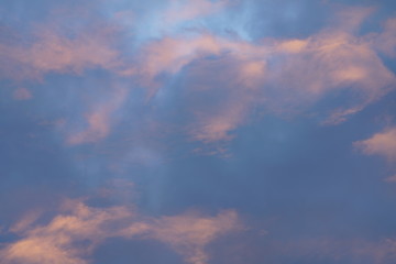 Cloudy skies backdrop