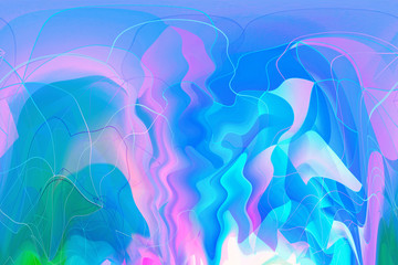 Fototapeta na wymiar Trendy dreamy, abstract, fantasy 3d multicolour, geometric background