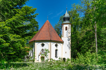 Fototapeta premium Maria Elend Kirche bei Dietramszell