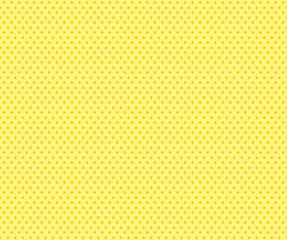 Pop art yellow seamless dots background