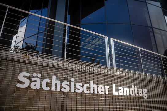 Plenarsaal S&auml;chsischer Landtag in Dresden, Sachsen 